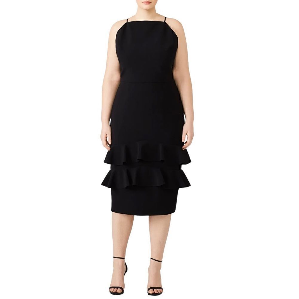 Christian Siriano Arabella Ruffle Dress Size 18